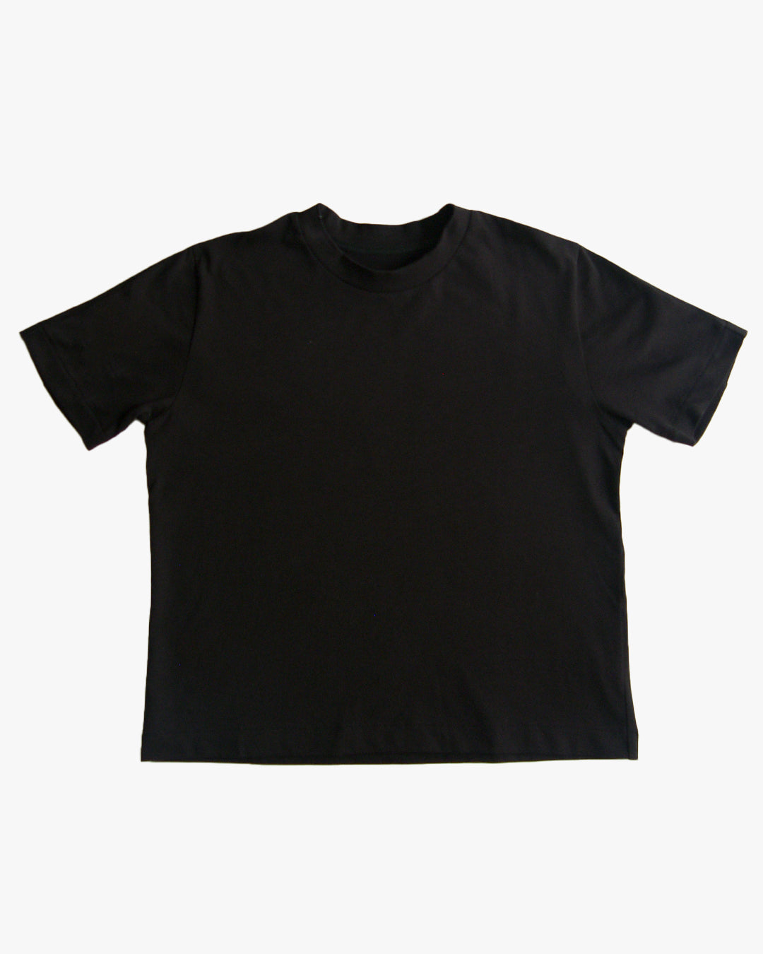 Curved T-shirt Black
